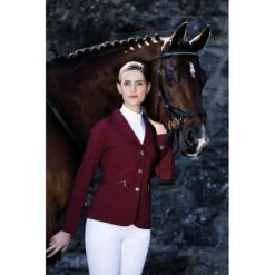Horseware Women's Competition Jacket - Pomegranate -Ovation Store 317859 800 800