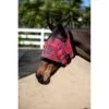 Kensington Fly Mask W/Plush Fleece Trim - Deluxe Red -Ovation Store 322044 800 800