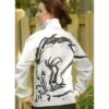 Animals To Wear "Big Horse, No Rider" 1/4 Zip Sweatshirt - Light Grey