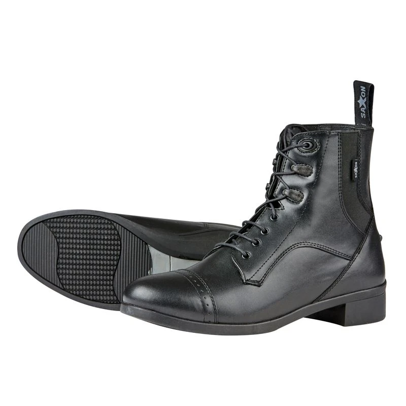 Saxon Kids' Syntovia Lace Paddock Boots - Black Saxon Kids' Syntovia Lace Paddock Boots - Black -Ovation Store 325074 800 800
