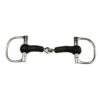 JP Korsteel Rubber Mouth Jointed Dee Ring Snaffle Bit -Ovation Store 325965 800 800