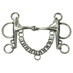 JP Korsteel Curved Jointed Pelham Bit