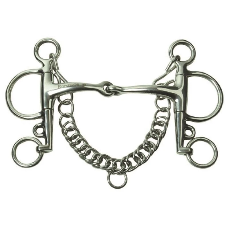 JP Korsteel Curved Jointed Pelham Bit JP Korsteel Curved Jointed Pelham Bit -Ovation Store 330940 800 800