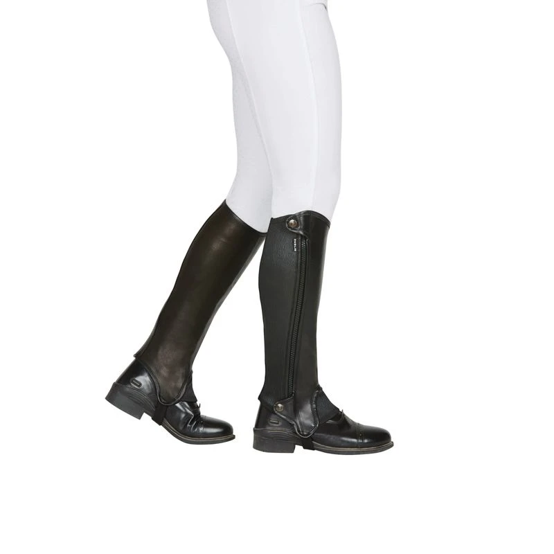 Dublin Evolution Side Zip Half Chaps - Black Dublin Evolution Side Zip Half Chaps - Black -Ovation Store 345590 800 800