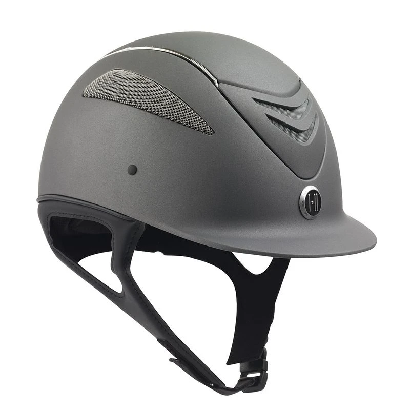 One K Defender Chrome Stripe Helmet - Grey Matte Chrome Stripe One K Defender Chrome Stripe Helmet - Grey Matte Chrome Stripe -Ovation Store 346550 800 800
