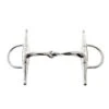 JP Korsteel Stainless Steel Jointed Slow Twist Full Cheek Snaffle Bit -Ovation Store 350389 800 800