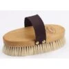 Equi-Essentials Wood Back Goat Hair Body Brush - Natural