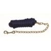 Western Rawhide Signature Classic Lead Rope W/Chain - Navy