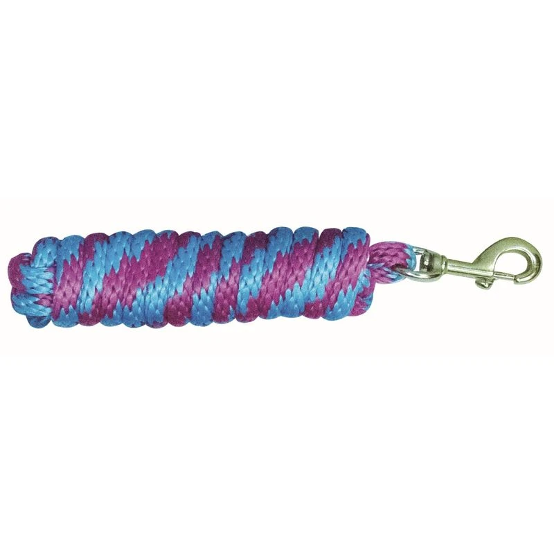 Western Rawhide 10' Poly Lead w/Brass Plated Snap - Fuchsia/Turquoise Western Rawhide 10' Poly Lead W/Brass Plated Snap - Fuchsia/Turquoise -Ovation Store 360737 800 800