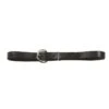 Western Rawhide 3/4" Leather Rig Strap - Black -Ovation Store 360800 800 800