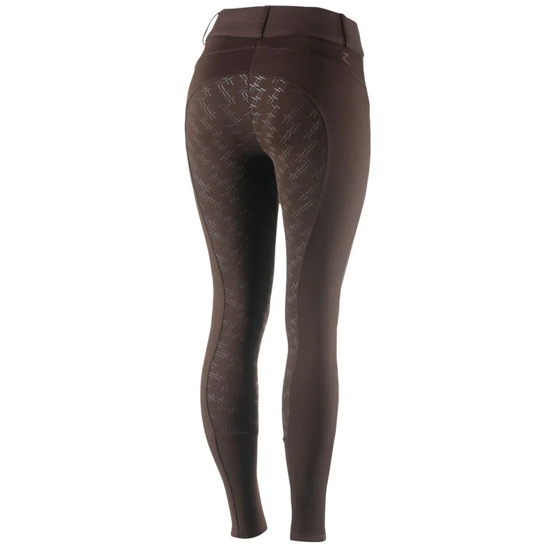 Horze Women's Mia Thermo Silicone Full Seat Breeches - Dark Brown Horze Women's Mia Thermo Silicone Full Seat Breeches - Dark Brown -Ovation Store 374392 800 800