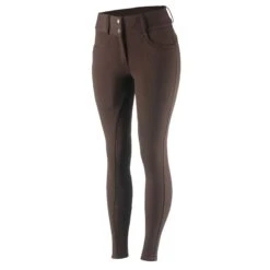 Horze Women's Mia Thermo Silicone Full Seat Breeches - Dark Brown 4 Horze Women's Mia Thermo Silicone Full Seat Breeches - Dark Brown -Ovation Store 374393 800 800