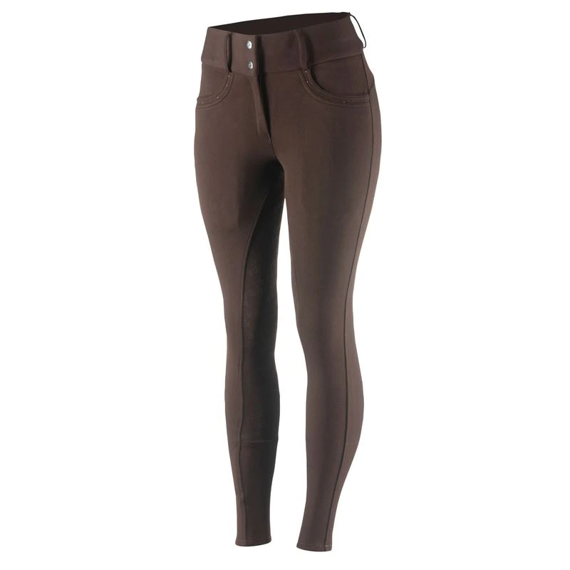 Horze Women's Mia Thermo Silicone Full Seat Breeches - Dark Brown Horze Women's Mia Thermo Silicone Full Seat Breeches - Dark Brown -Ovation Store 374393 800 800