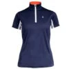 Horze Women's Trista Short Sleeve Sun Shirt - Peacoat Dark Blue/Grenadine Red -Ovation Store 375357 800 800