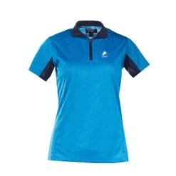 Horze Women's Trista Short Sleeve Sun Shirt - Peacoat Dark Blue/Grenadine Red -Ovation Store 375358 800 800