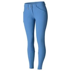 Horze Women's Grand Prix Full Seat Breeches - Riviera Blue -Ovation Store 377348 800 800