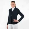 Horze Women's Yvonne Show Jacket - Dark Navy 1 Horze Women's Yvonne Show Jacket - Dark Navy -Ovation Store 386794 800 800