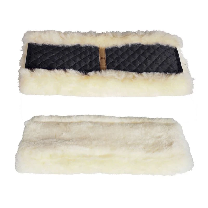 Horze Harleigh Sheepskin Short Girth Tube - Black Horze Harleigh Sheepskin Short Girth Tube - Black -Ovation Store 387551 800 800