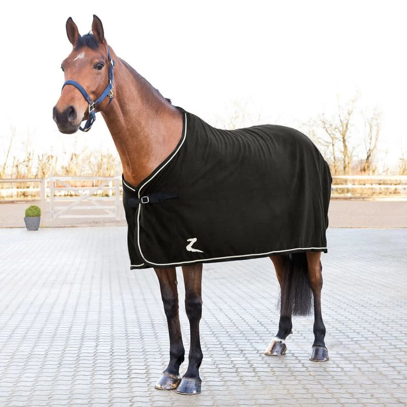 Horze Fleece Show Cooler - Black Horze Fleece Show Cooler - Black -Ovation Store 387595 800 800