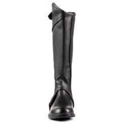 Horze Kids' Soft Leather Half Chaps - Black -Ovation Store 388266 800 800