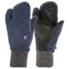 Horze Padded Three Finger Winter Mittens - Peacoat Dark Blue -Ovation Store 388335 800 800
