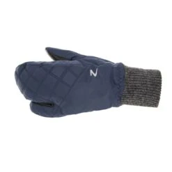 Horze Padded Three Finger Winter Mittens - Peacoat Dark Blue -Ovation Store 388337 800 800