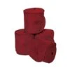 Weatherbeeta Fleece Bandage 4 Pack - Maroon -Ovation Store 393567 800 800