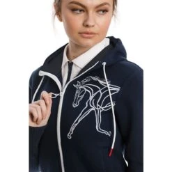 Horseware Women's Flamboro Hoodie - Navy -Ovation Store 395039 800 800