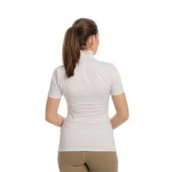 Horseware Women's Lisa Technical Short Sleeve Competition Top - White -Ovation Store 399254 800 800