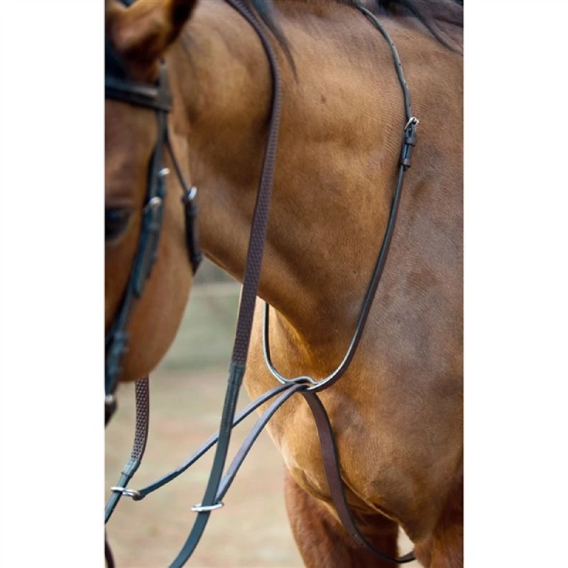 Nunn Finer Running Martingale - Black/Brass Nunn Finer Running Martingale - Black/Brass -Ovation Store 400909 800 800