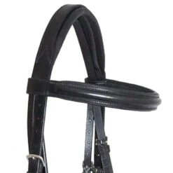 Nunn Finer Charlotte Flash Dressage Bridle - Black -Ovation Store 405629 800 800