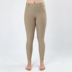 Irideon Kids' Issential Capriole Knee Patch Tights - Classic Tan