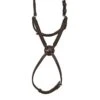 Nunn Finer Figure 8 Noseband With Interchangeable Button - Havana/Zinc