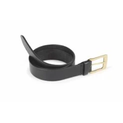 Shires Aubrion 35mm Leather Belt - Black