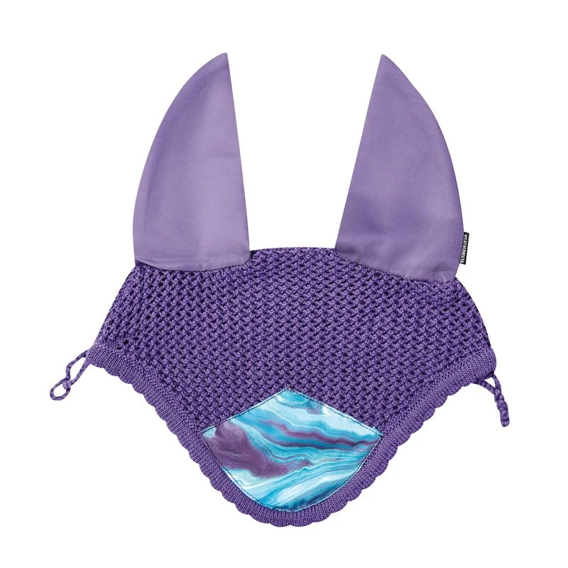 Weatherbeeta Prime Marble Ear Bonnet - Purple Swirl Weatherbeeta Prime Marble Ear Bonnet - Purple Swirl -Ovation Store 412480 800 800