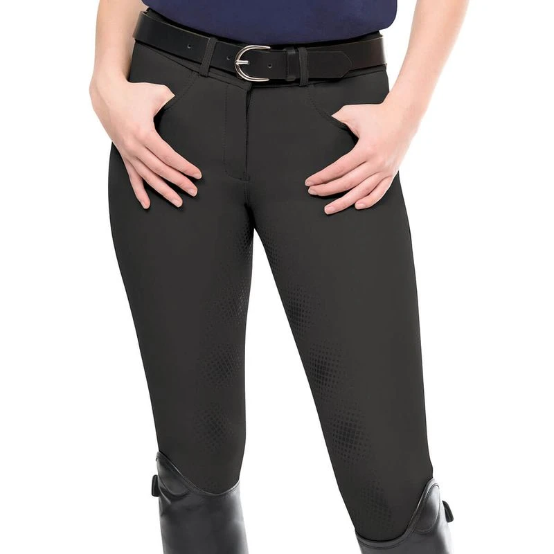 Ovation Women's Signature Bellissima II GripTec Full Seat Breeches - Dark Grey Ovation Women's Signature Bellissima II GripTec Full Seat Breeches - Dark Grey -Ovation Store 417116 800 800