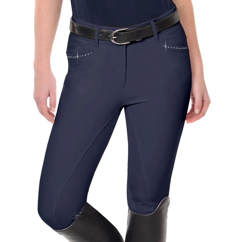 Ovation Women's Elegance Sparkle Full Seat Breeches - Navy Ovation Women's Elegance Sparkle Full Seat Breeches - Navy -Ovation Store 421341 800 800