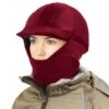 Ovation Winter Helmet Cover - Burgundy 2 Ovation Winter Helmet Cover - Burgundy -Ovation Store 422114 800 800