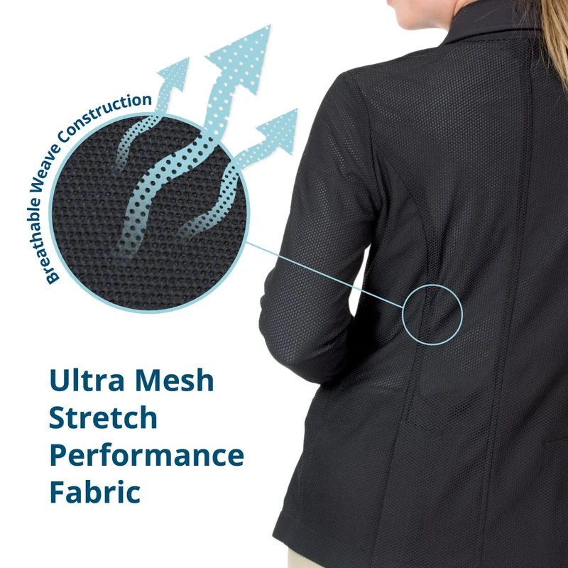 Ovation Women's Signature AirFlex 3-Button Show Coat - Navy Ovation Women's Signature AirFlex 3-Button Show Coat - Navy -Ovation Store 422763 800 800