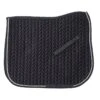Ovation Elegance Velvet Dressage Pad - Black/Silver/Black -Ovation Store 423850 800 800