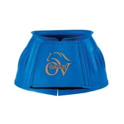 Ovation Professional Ribbed Hook And Loop Bell Boot - Royal