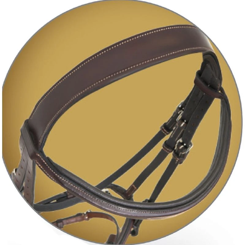 Pessoa PRO Fancy Stitched Raised Bridle - Dark Brown Pessoa PRO Fancy Stitched Raised Bridle - Dark Brown -Ovation Store 435218 800 800