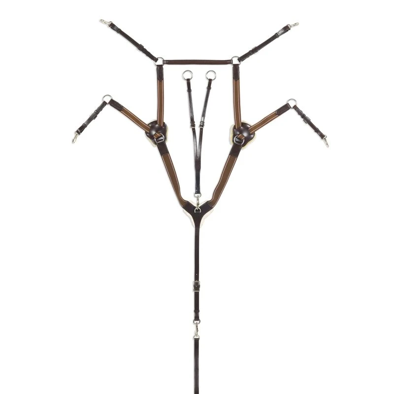 Ovation Classic 5 Point Breastplate - Brown Ovation Classic 5 Point Breastplate - Brown -Ovation Store 436038 800 800