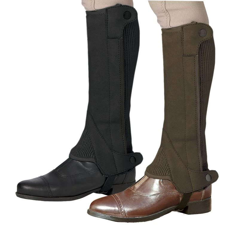 Ovation Elite Amara Ribb Half Chaps - Black Ovation Elite Amara Ribb Half Chaps - Black -Ovation Store 436277 800 800