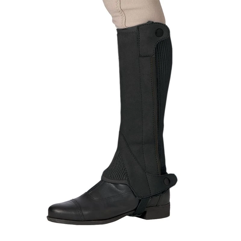 Ovation Elite Amara Ribb Half Chaps - Black Ovation Elite Amara Ribb Half Chaps - Black -Ovation Store 436278 800 800