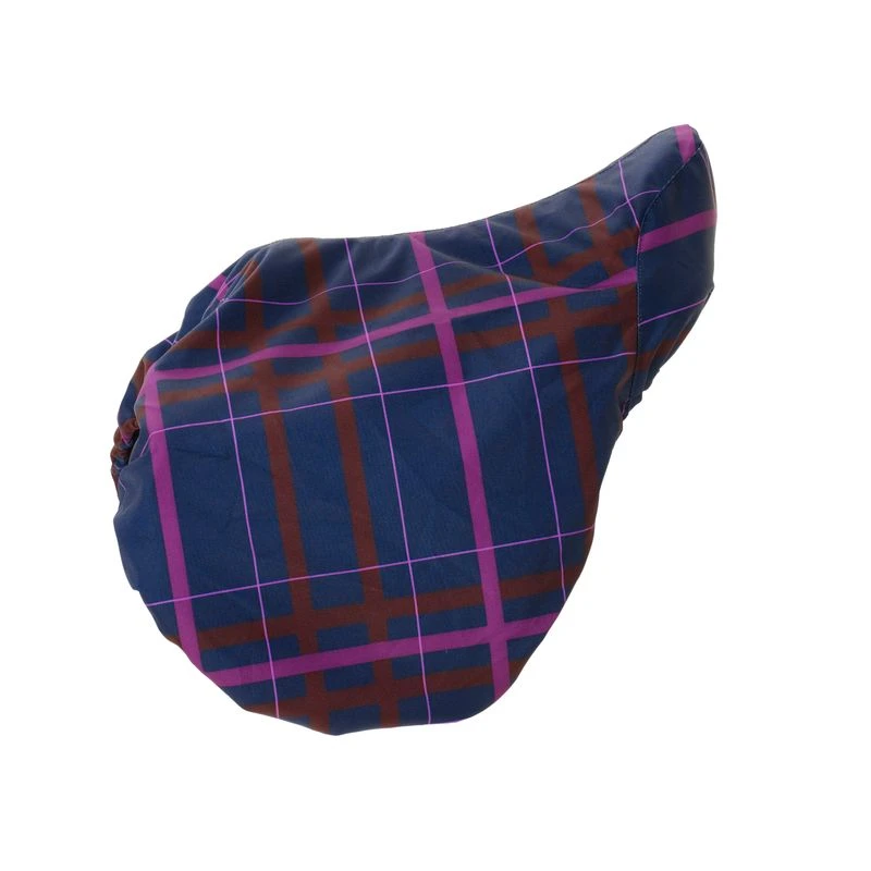Pessoa Alpine 1200D Saddle Cover - Navy/Magenta Plaid Pessoa Alpine 1200D Saddle Cover - Navy/Magenta Plaid -Ovation Store 438022 800 800