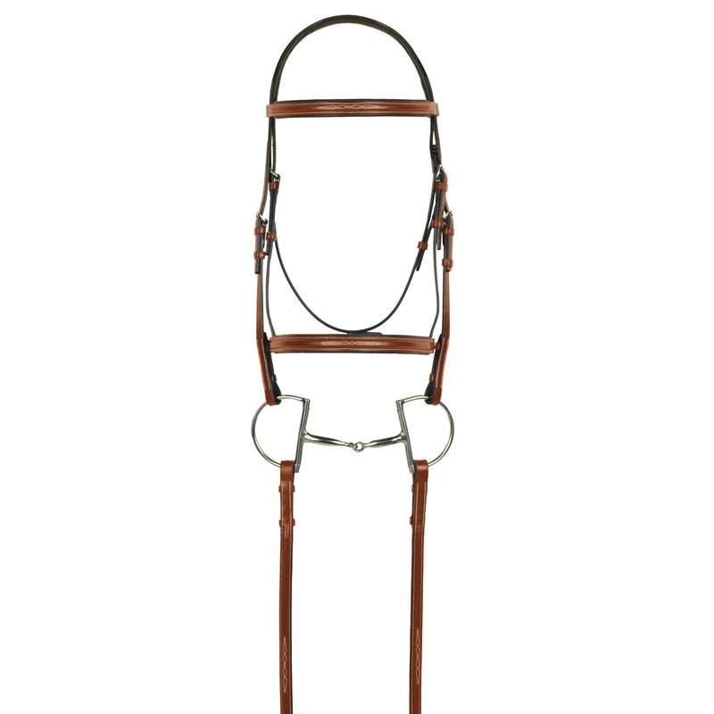 Aramas Fancy Square Raised Padded Bridle w/Fancy Lace Reins - Chestnut Aramas Fancy Square Raised Padded Bridle W/Fancy Lace Reins - Chestnut -Ovation Store 438085 800 800