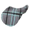 Pessoa Alpine 1200D Saddle Cover - Clay/Teal Plaid