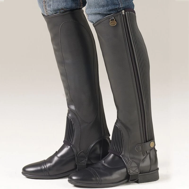 Ovation Kids' EquiStretch II Half Chaps - Black Ovation Kids' EquiStretch II Half Chaps - Black -Ovation Store 440149 800 800