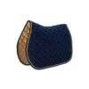 Roma Ecole Noble All Purpose Saddle Pad - Navy/Gold 2 Roma Ecole Noble All Purpose Saddle Pad - Navy/Gold -Ovation Store 443157 800 800